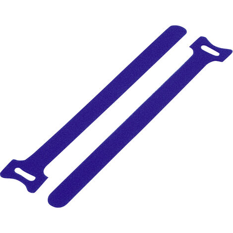 TRU COMPONENTS TC-MGT-135BE203  Klettkabelbinder zum Bündeln Haft- und Flauschteil (L x B) 135 mm x