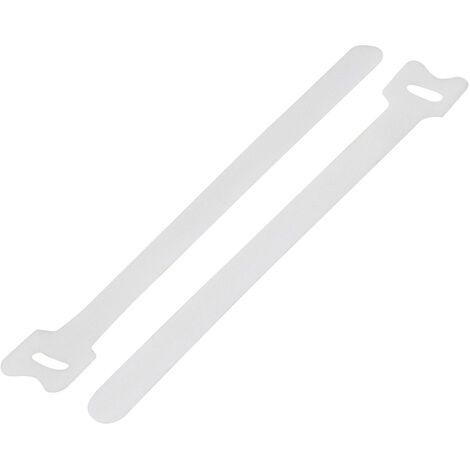 TRU COMPONENTS TC-MGT-180WE203  Klettkabelbinder zum Bündeln Haft- und Flauschteil (L x B) 180 mm x