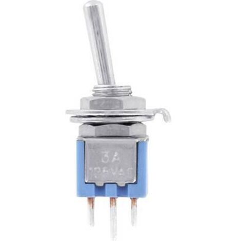 TRU COMPONENTS TC-MK245 TC-MK245 Interrupteur à levier 2 x On/On à accrochage 1 pc(s) S601601