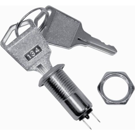TRU COMPONENTS TC-MSS02 TC-MSS02 Commutateur à clé 1 A 1 x On/Off 1 pc(s) S601221