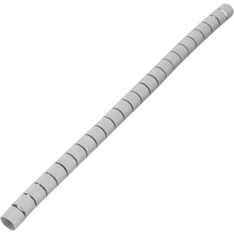 TRU COMPONENTS TC-MX-KLT15GY203 Guaina spiralata 15 mm (max) Grigio 5 m