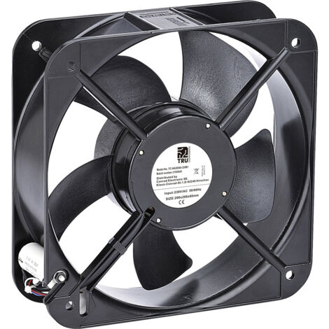 TRU COMPONENTS TC-NA20060-230B1 Axiallüfter 230 V/AC 890 m³/h (L x B x H) 200 x 200 x 60 mm