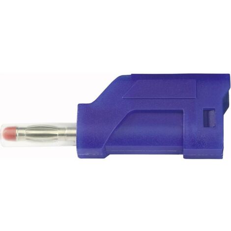 TRU COMPONENTS TC-R8-104 BL Spina a lamelle Spina dritta Ø perno: 4 mm Blu 1 pz.