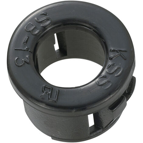 TRU COMPONENTS TC-SBR13203 Kabeldurchführung   Klemm-Ø (max.) 8 mm Plattenstärke (max.) 3.2 mm Polya
