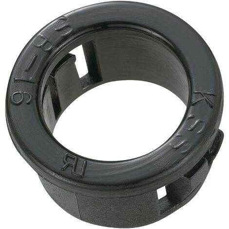 TRU COMPONENTS TC-SBR16203 Passe-câbles Ø max. des bornes 12.7 mm Epaisseur de plaque (maxi) 3.2 mm Polyamide noir 100 pc(s) D739822