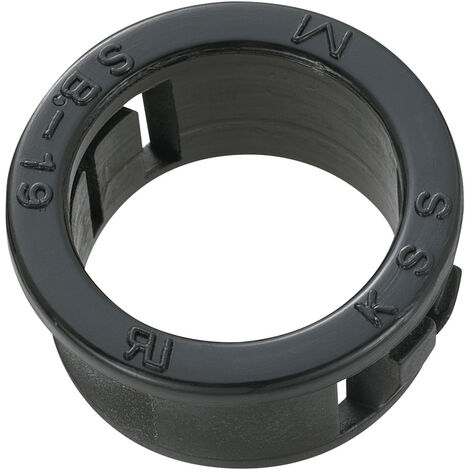 TRU COMPONENTS TC-SBR19M203 Kabeldurchführung   Klemm-Ø (max.) 15.8 mm Plattenstärke (max.) 3.2 mm P