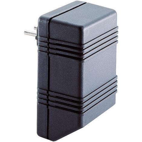 TRU COMPONENTS TC-SG721 SW203 Stecker-Gehäuse 126 x 75 x 53  Kunststoff Schwarz 1 St.
