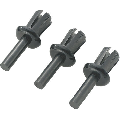 TRU COMPONENTS TC-SRR-0612K203 TC-10820828 Spreizniete Loch-Ø 6.2 mm  Schwarz 1000 St.