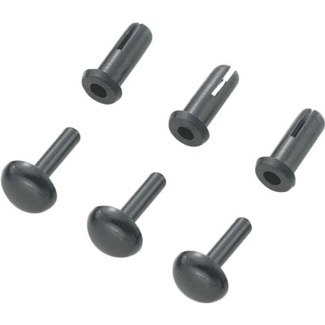 TRU COMPONENTS TC-SRR-380K203 TC-10820816 Rivet à expansion Ø du trou 3 mm noir 1000 pc(s)