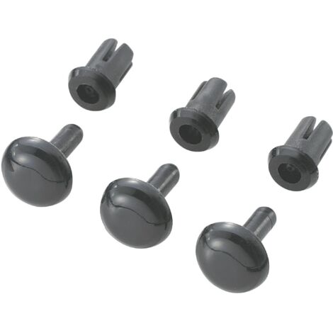TRU COMPONENTS TC-SRR-465K203 TC-10820824 Rivet à expansion Ø du trou 4 mm noir 1000 pc(s) D735782