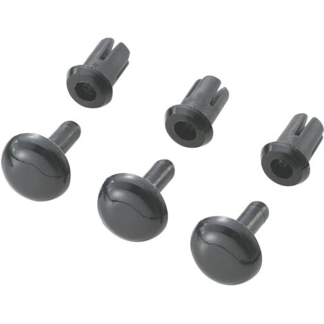 TRU COMPONENTS TC-SRR-465K203 TC-10820824 Rivetto Ø foro 4 mm Nero 1000 pz.