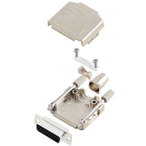 TRU COMPONENTS TCDPPK15MHDS26K 7709072 Kit embase SUB-D femelle 180 ° Nombre de pôles: 26 fût à souder 1 pc(s)
