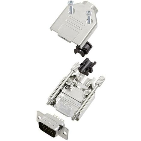 TRU COMPONENTS TCDTPKM09HDP15K 7708672-SR Kit embase SUB-D mâle 180 ° Nombre de pôles: 15 fût à souder 1 pc(s) R549861