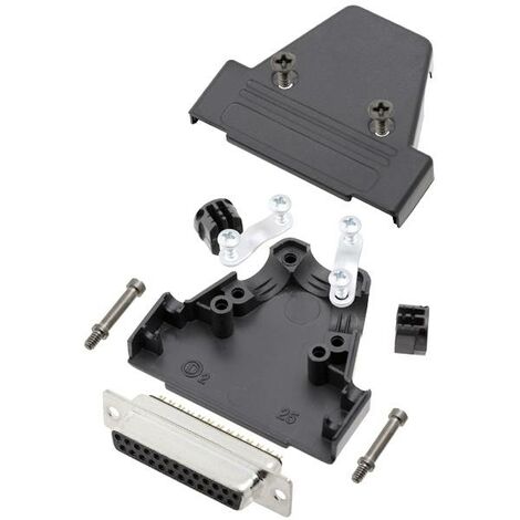 TRU COMPONENTS TCTRIP25DBSK 7709292 Kit embase SUB-D femelle 180 ° Nombre de pôles: 25 fût à souder 1 pc(s) R542521