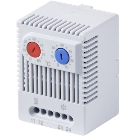 TRU COMPONENTS THERMOSTAT TC-ZR011 1 NO (T), 1 NF (R) (L X L X H) 67 X 46 X 50 MM 1 PC(S) TC-10529996
