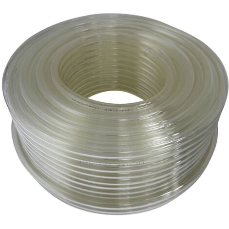TRU COMPONENTS Tuyau d'air comprimé TC-12832976 PU8X5.5 Transparent Polyuréthane transparent Diamètre intérieur: 5.5 mm