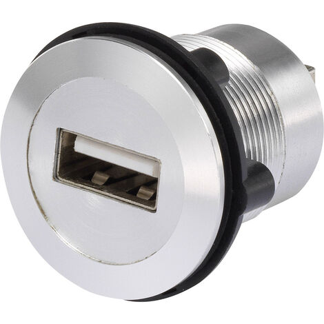 TRU COMPONENTS USB-02 USB-Einbaubuchse 2.0 Buchse, Einbau USB-Buchse Typ A auf USB-Buchse Typ B Inha
