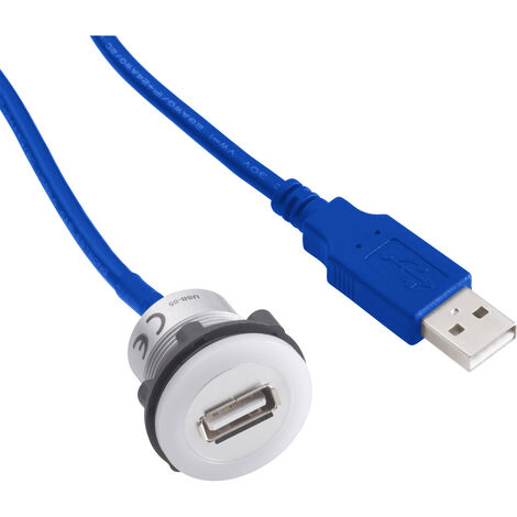 TRU COMPONENTS USB-12 USB-Einbaubuchse 3.0 Buchse, Einbau  Inhalt: 1 St.