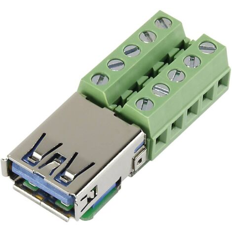 TRU COMPONENTS USB-AFT-2 Presa da incasso USB 3.0 Presa orizzontale Contenuto: 1 pz.