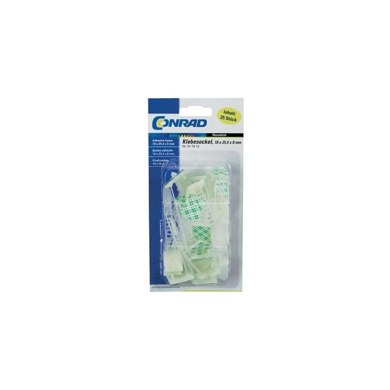 Embase de fixation pour plage de ø: 22 mm (max) Tru Components 541211 naturel 25 pc(s)
