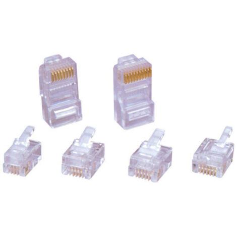 TRU COMPONENTS Western Connecteur RJ 11 7712828 mâle, droit Nombre de pôles 6P4C 1 pc(s)