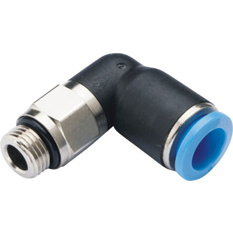 TRU COMPONENTS Winkelverbinder GPL8-G02    Rohr-Ø: 8 mm  Gewinde-Maß: G1/4" 1 St.