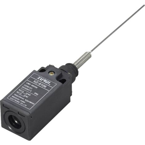 TRU COMPONENTS XZ-9/106 Fine corsa 250 V/AC 10 A Asta Momentaneo IP65 1 pz.