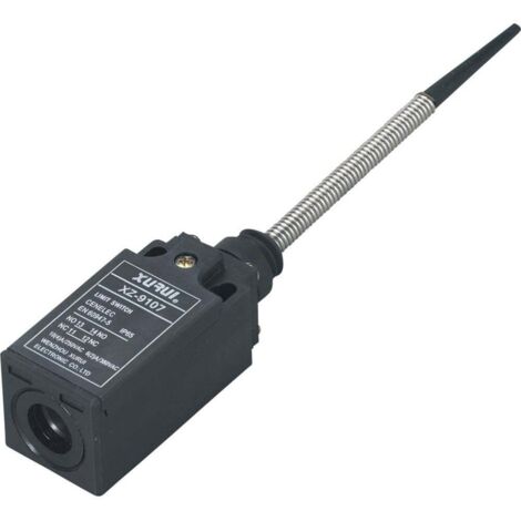 TRU COMPONENTS XZ-9/107 Fine corsa 250 V/AC 10 A Asta, Leva di plastica Momentaneo IP65 1 pz.