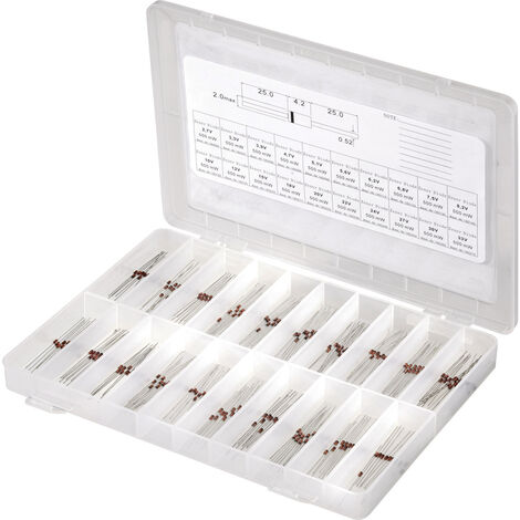 TRU COMPONENTS Zener-Dioden-Sortiment 179001 300 St.