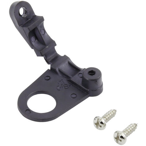 TRU COMPONENTS  Zugentlastung   Klemm-Ø (max.) 5 mm   Schwarz 1 St.