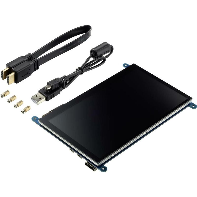 Image of Tru Components - Modulo touchscreen17.8 cm(7 pollici ) 800 x 480 PixelAdatto per (kit di sviluppo): Raspberry Pi, Banana p