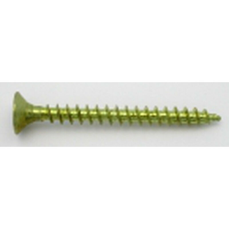 Truciolare a testa piatta in ottone 4 x 30 ottone
