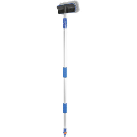 Truck-Wash, set idrospazzola con manico telescopico, innesto a vite
