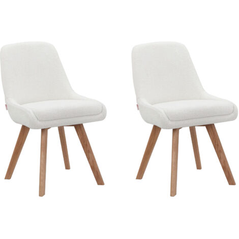 Trudi-Chaise de salle à manger Lot de 2 gris