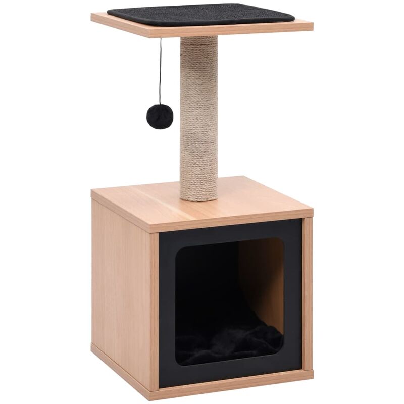 Arbre à chat avec tapis à gratter en sisal 62 cm