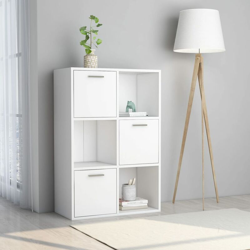 Armoire de rangement Blanc 60x29,5x90 cm Aggloméré