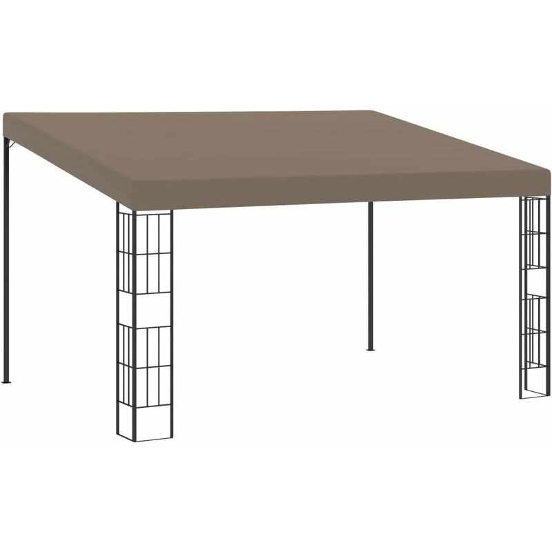 Belvédère mural 4x3 m Taupe Tissu