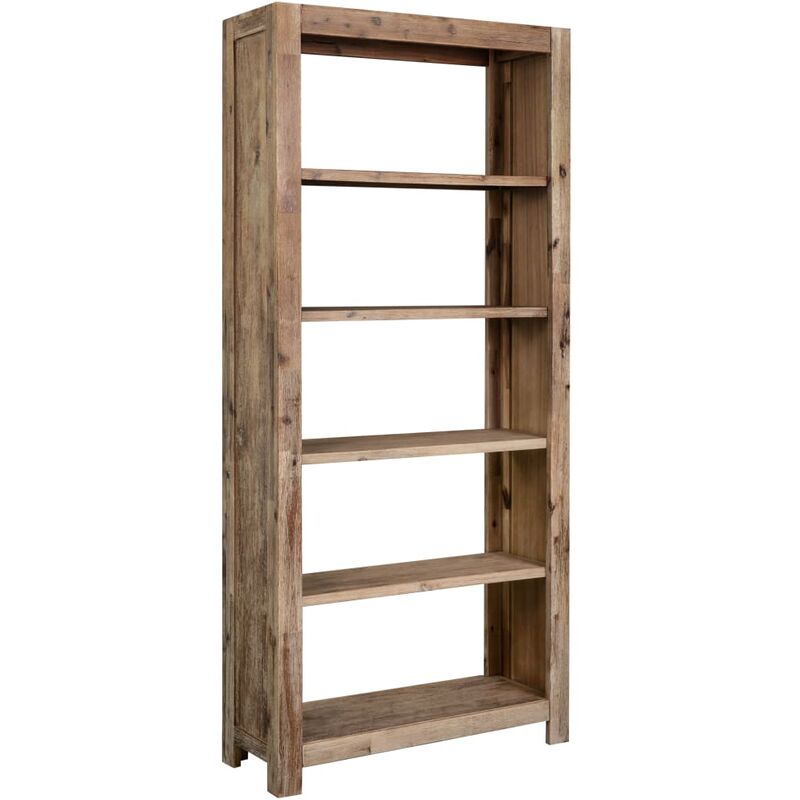 Bibliothèque 80x30x180 cm Bois d'acacia massif