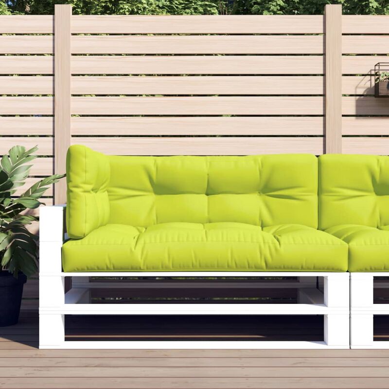Coussins de canapé palette 3 pcs Vert vif
