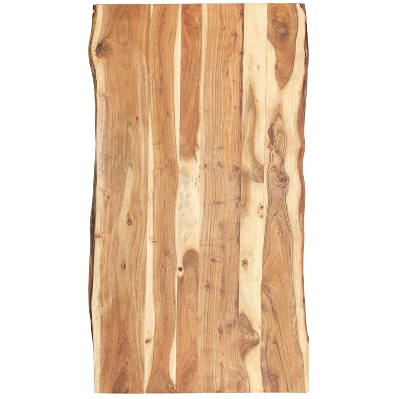 Dessus de table Bois d'acacia massif 120x60x3,8 cm - True Deal