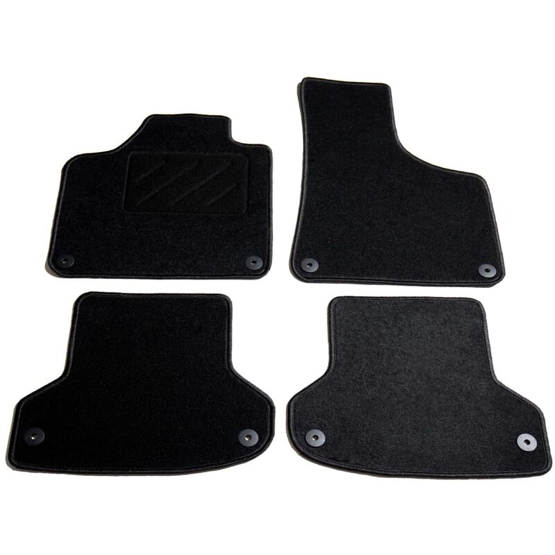 Ensemble de tapis de voiture 4 pcs pour Audi A3