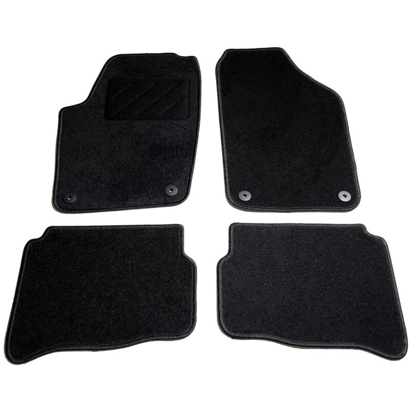 Ensemble de tapis de voiture 4 pcs pour VW Polo IV