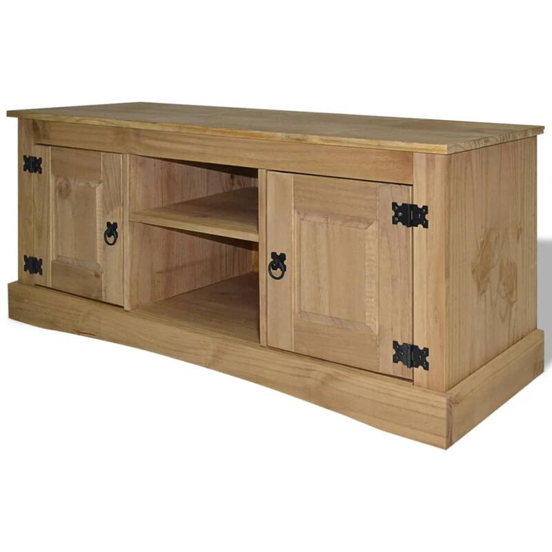 True Deal - Meuble TV Pin mexicain Gamme Corona 120 x 40 x 52 cm