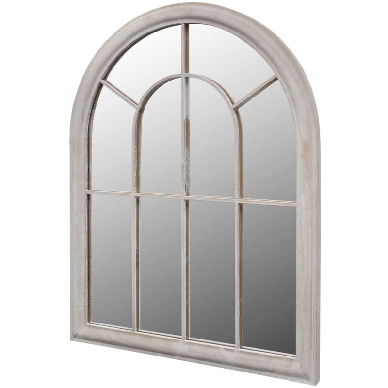 True Deal - Miroir de jardin d'arche rustique 69x89 cm Intérieur/extérieur