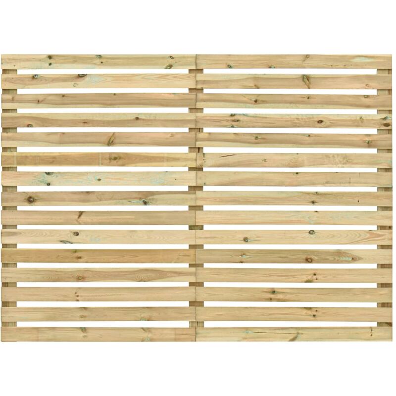 Panneau de clôture de jardin Bois de pin imprégné 180 x 180 cm