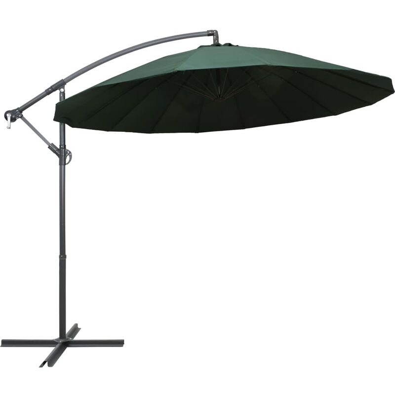 Parasol suspendu Vert 3 m Aluminium