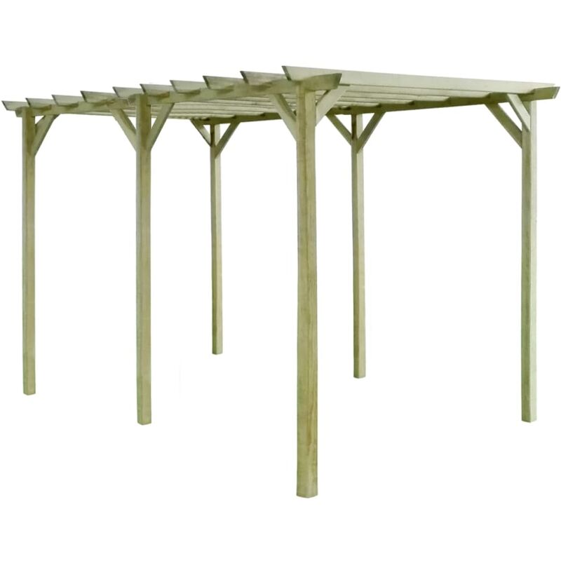 Pergola de jardin 4 x 2 x 2 m Bois de pin imprégné - True Deal