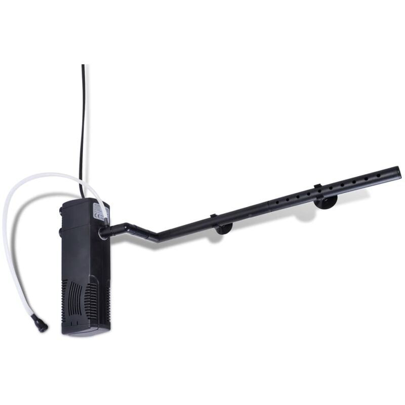 Pompe de filtration d'aquarium avec charbon actif 800 L/h
