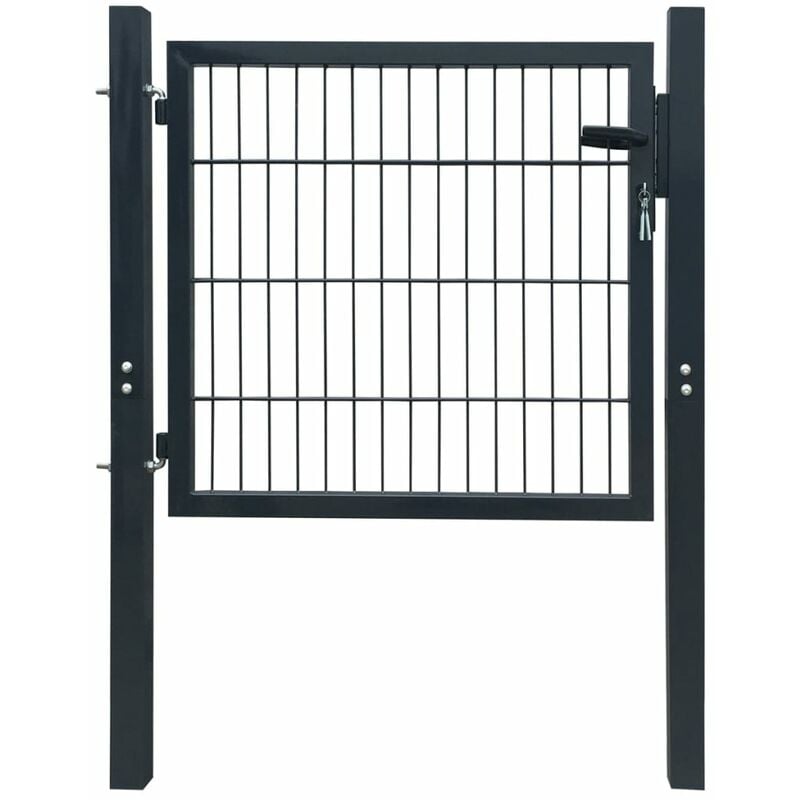 Portillon Acier Anthracite 103x150 cm