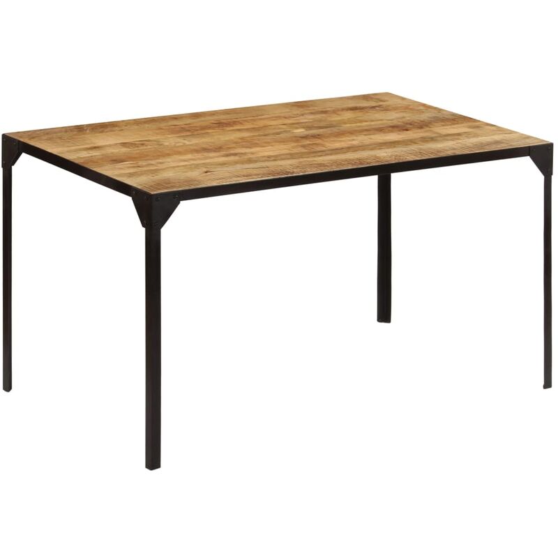 Table de salle à manger 140x80x76 cm Bois de manguier massif